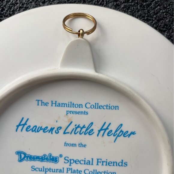 Heavens Little Helper Plate 1995 Dreamsicles Sculptural Special Friends 2846B - Picture 14 of 14